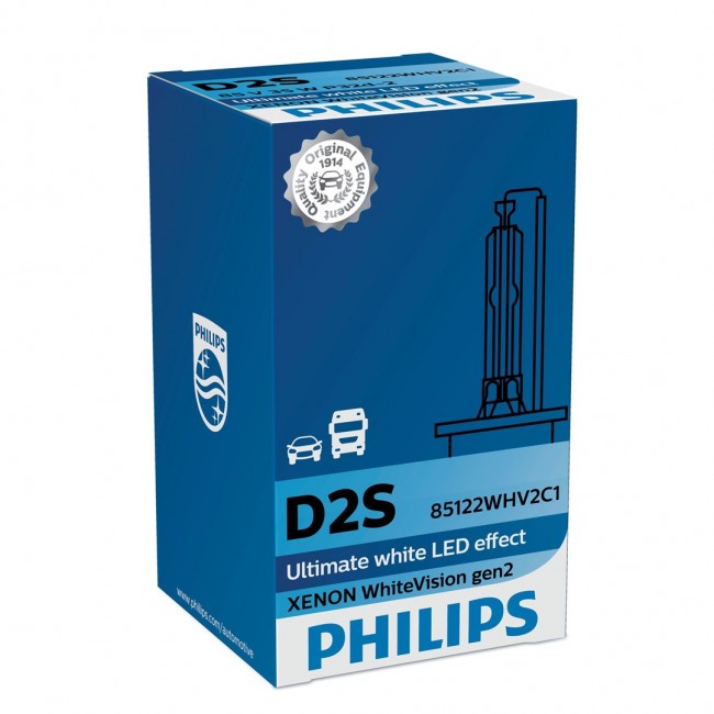 Bulb D2S 85V 35W P32D-2 WhiteVision gen2, white 50 Bulb D2S 85V 35W P32D-2 WhiteVision gen2, white 50