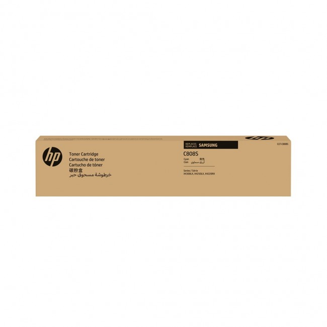 Samsung CLT-C808S Cyan Original Toner Cartridge Samsung CLT-C808S Cyan Original Toner Cartridge