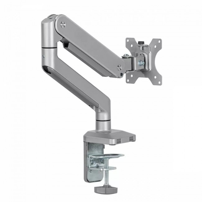 Ergo Office Aluminium Monitor Mount with Gas Spring, Double Arm, VESA 75x75/100x100, 17 Ergo Office Aluminium Monitor Mount with Gas Spring, Double Arm, VESA 75x75/100x100, 17