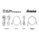 iiyama ProLite 27 QHD IPS technology panel with USB hub and 100Hz refresh rate and 150mm height adjustable stand
