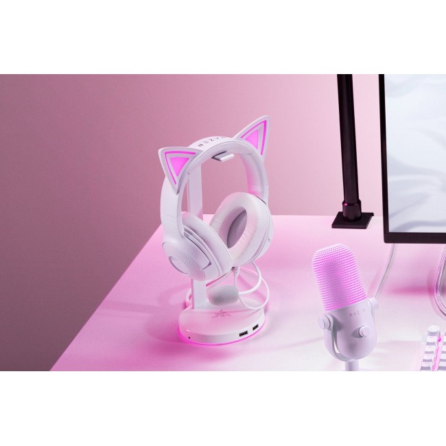 Razer Kraken Kitty V2 Headset Wired Head-band Gaming USB Type-A White