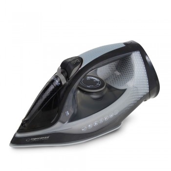Esperanza EHI011 Steam iron Ceramic soleplate Grey, Black 2600 W
