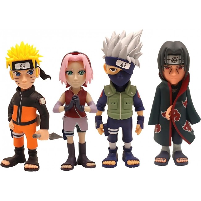 Set of 4 Naruto Shippuden Minix 7cm figures