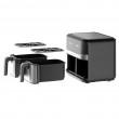 Heinrich s HFR 8214 Double hot air fryer 2 x 4.5 l 9.0 l 1300-2400 W Black - Silver Heinrich s HFR 8214 Double hot air fryer 2 x 4.5 l 9.0 l 1300-2400 W Black - Silver