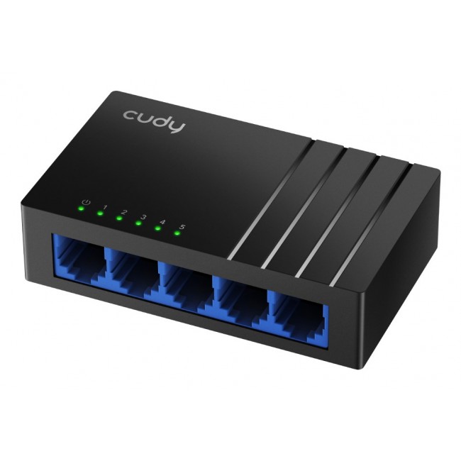 Cudy GS105D network switch Unmanaged Gigabit Ethernet (10/100/1000) Black