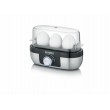 Severin EK 3163 3 egg(s) Black, Stainless steel, Transparent