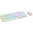 MSI S11-04DE305-CLA keyboard Mouse included Gaming USB QWERTZ German White