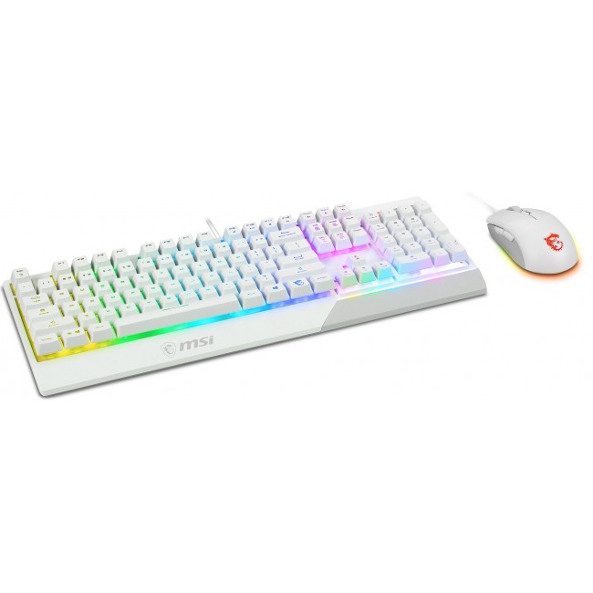MSI S11-04DE305-CLA keyboard Mouse included Gaming USB QWERTZ German White