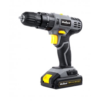 Cordless impact drill driver 20V 2A box