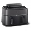 Philips 5000 series NA550/00 fryer Double 9 L Stand-alone 2750 W Hot air fryer Black