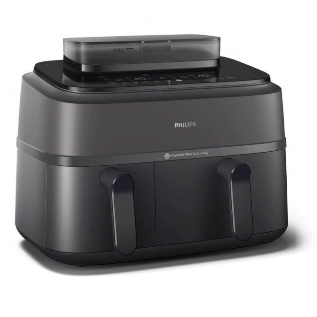 Philips 5000 series NA550/00 fryer Double 9 L Stand-alone 2750 W Hot air fryer Black