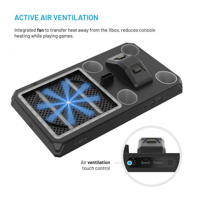 FIXED Multifunctional Station for Xbox Series X and S, black FIXED Multifunctional Station for Xbox Series X and S, black
