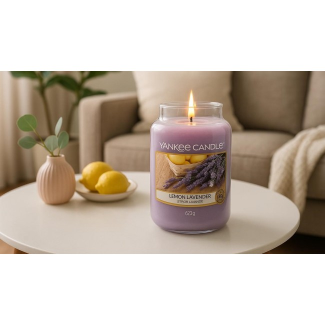 Scented Candle YANKEE CANDLE LEMON LAVENDER 567 g large