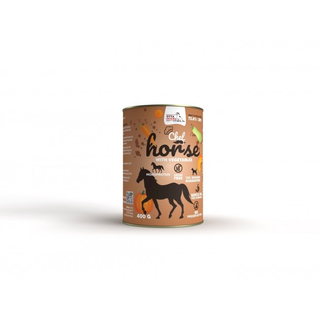 SYTA MICHA Horsemeat with vegetables - wet dog food - 400g