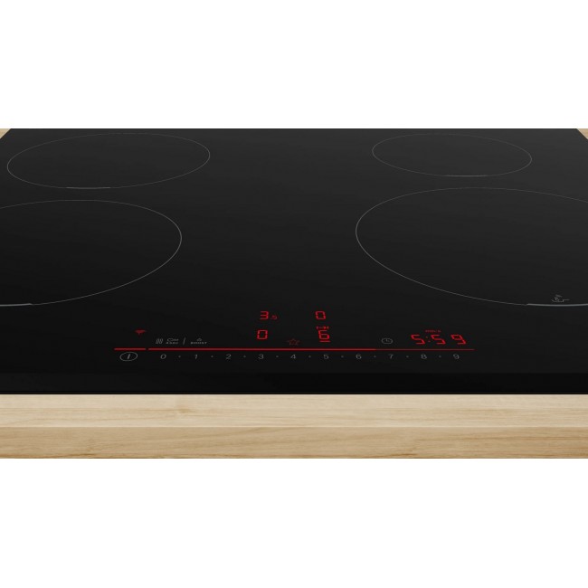 Bosch Serie 6 PIE631HB1E hob Black Built-in 60 cm Zone induction hob 4 zone(s) Bosch Serie 6 PIE631HB1E hob Black Built-in 60 cm Zone induction hob 4 zone(s)
