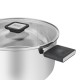 Resto Kitchenware Anser 4.4 L Round Black, Stainless steel