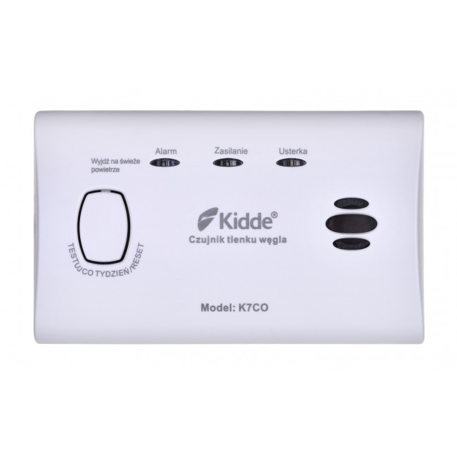 K7CO KIDDE CARBON MONOXIDE AND CARBON MONOXIDE DETECTOR