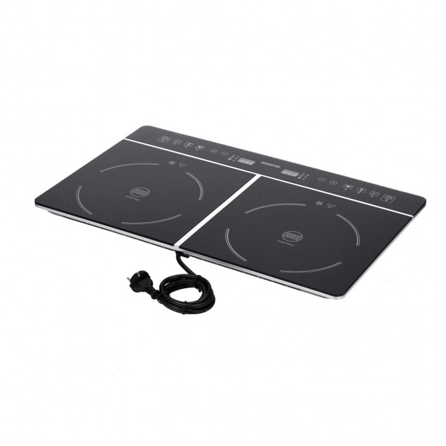 Severin DK 1031 hob Black Countertop Zone induction hob 2 zone(s) Severin DK 1031 hob Black Countertop Zone induction hob 2 zone(s)