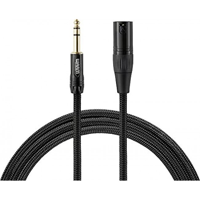 Warm Audio PREM-XLRM-TRSM-6 audio cable 1.8 m XLR 6.35mm TRS Black Warm Audio PREM-XLRM-TRSM-6 audio cable 1.8 m XLR 6.35mm TRS Black