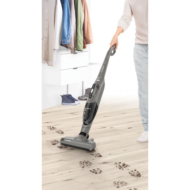 Bosch Serie 2 BBHF214G stick vacuum/electric broom 2-in-1 stick vacuum Battery Dry Bagless Grey Bosch Serie 2 BBHF214G stick vacuum/electric broom 2-in-1 stick vacuum Battery Dry Bagless Grey