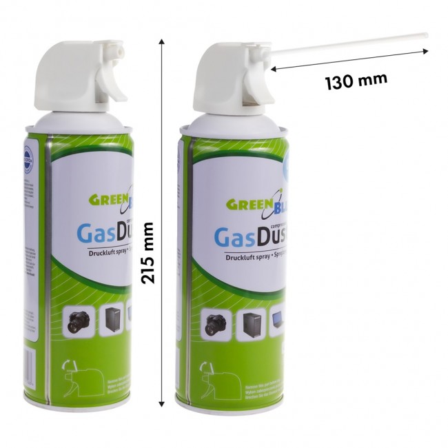 Compressed air GreenBlue GB400 400ml pistol atomizer - pistol spray Compressed air GreenBlue GB400 400ml pistol atomizer - pistol spray