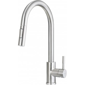 Kitchen faucet with pull-out spout