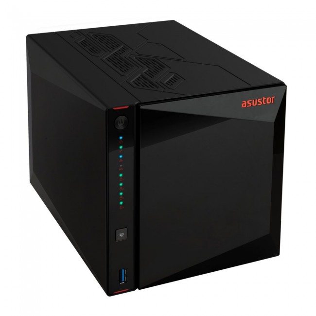 Asustor AS5404T NAS/storage server Intel Celeron N5105 4 GB DDR4 0 TB ADM Black