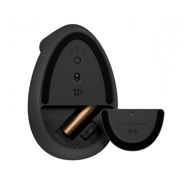 Logitech Lift Vertical Ergonomic Mouse for Business, Left
