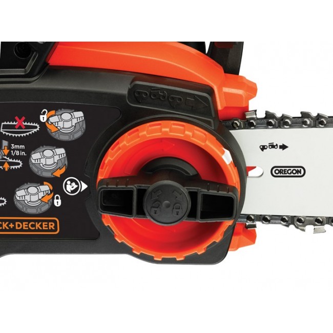 Black & Decker GKC3630L20 chainsaw Black, Orange