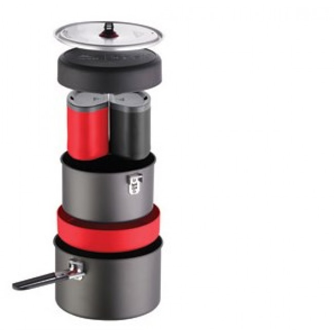 MSR Quick 2 Pot set Black, Red