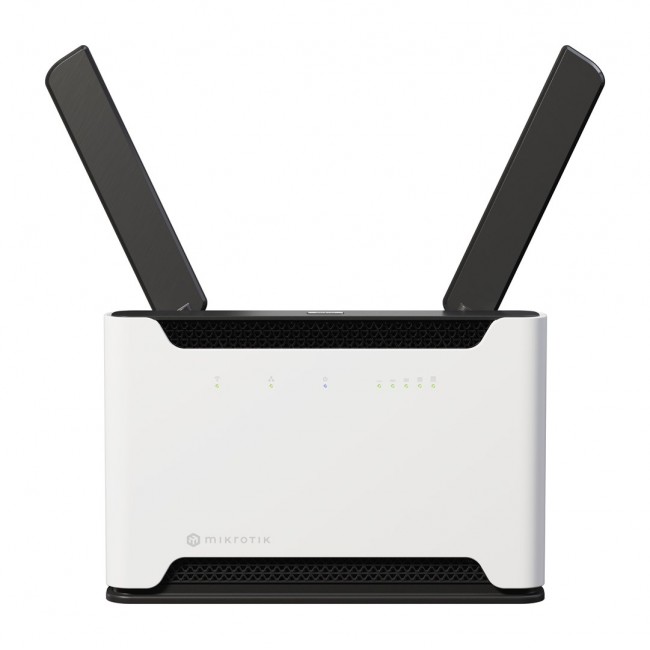 Mikrotik Chateau 5G R17 ax wireless router Gigabit Ethernet Dual-band (2.4 GHz / 5 GHz) Black, Grey