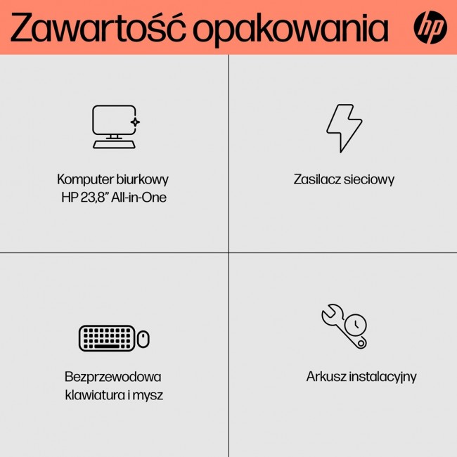 HP 24-cr0312nw AMD Ryzen 5 7520U 60.5 cm (23.8