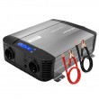 Qoltec Przetwornica napięcia Pure Sine Wave | 12V na 230V | 2000/4000W | LCD | USB | USB-C | Kompatybilna z LiFePO4 GEL AGM
