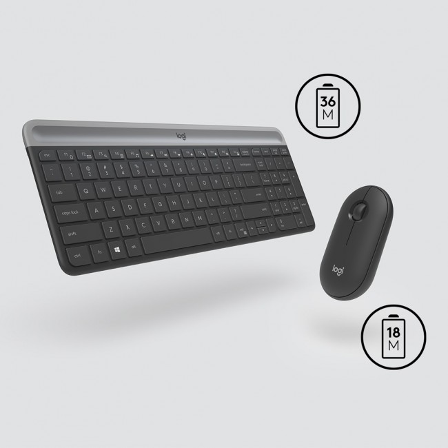 Logitech Slim Wireless Combo MK470