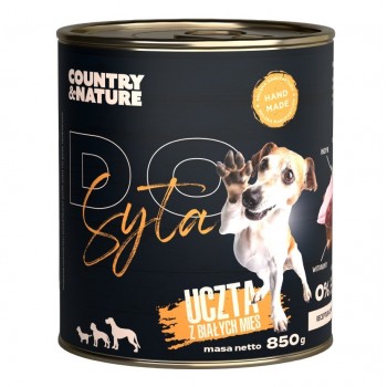 COUNTRY&NATURE Do syta Feast of white meats - wet dog food - 850g