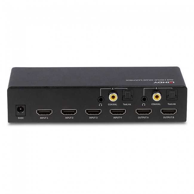 Lindy 4x2 HDMI 4K60 Matrix Lindy 4x2 HDMI 4K60 Matrix