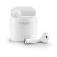 Savio TWS-01 Wireless Bluetooth Earphones, White