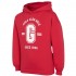 Girls' sweatshirt 4F red HJZ22 JBLD004 62S 122/128cm