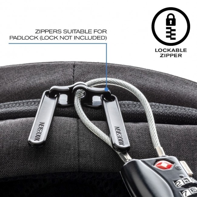 XD DESIGN ANTI-THEFT BACKPACK BOBBY HERO SMALL BLACK P/N: P705.701 XD DESIGN ANTI-THEFT BACKPACK BOBBY HERO SMALL BLACK P/N: P705.701