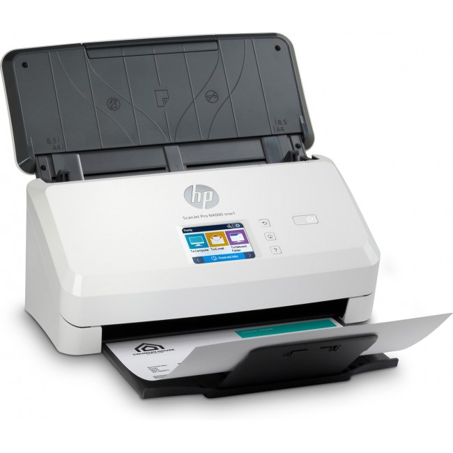HP Scanjet Pro N4000 snw1 Sheet-feed Scanner Sheet-fed scanner 600 x 600 DPI A4 Black, White