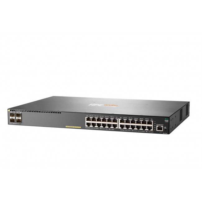 HPE Aruba Networking 2930F 24G PoE+ 4SFP+ Switch HPE Aruba Networking 2930F 24G PoE+ 4SFP+ Switch