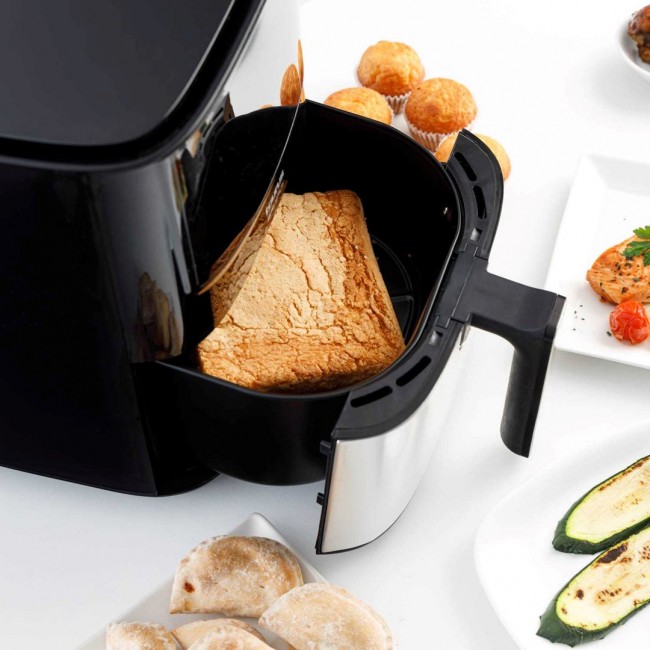Taurus AF1450XD Single 5 L Stand-alone 1450 W Hot air fryer Black, Stainless steel Taurus AF1450XD Single 5 L Stand-alone 1450 W Hot air fryer Black, Stainless steel
