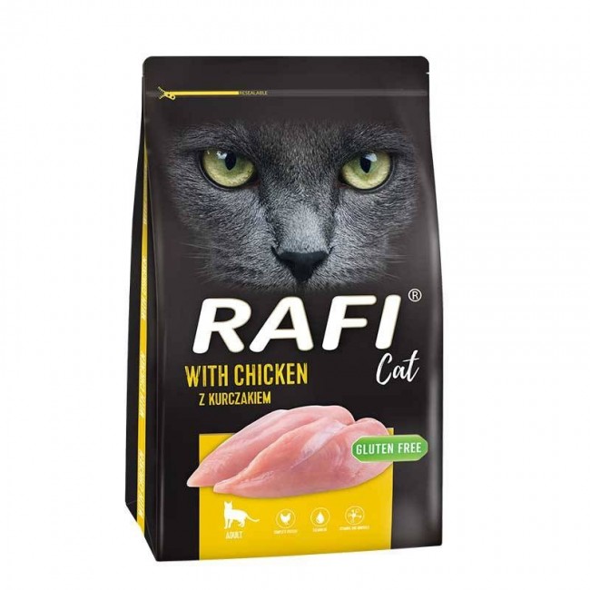 RAFI Cat with chicken - dry cat food - 1,5kg RAFI Cat with chicken - dry cat food - 1,5kg