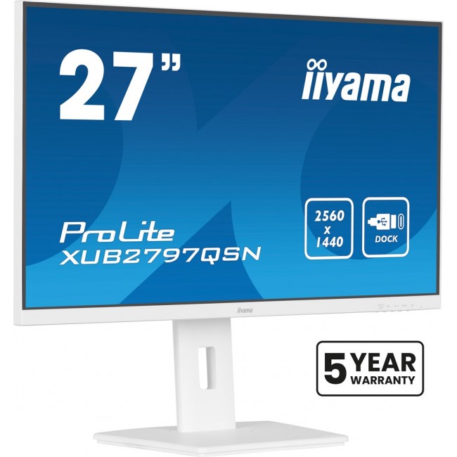 iiyama G-MASTER 27 QHD IPS technology panel with USB-C dock and RJ45 (LAN) iiyama G-MASTER 27 QHD IPS technology panel with USB-C dock and RJ45 (LAN)