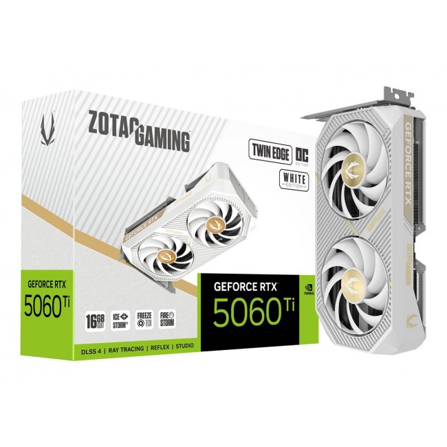 Zotac GAMING GeForce RTX 5060 Ti Twin Edge OC NVIDIA 16 GB GDDR7 Zotac GAMING GeForce RTX 5060 Ti Twin Edge OC NVIDIA 16 GB GDDR7