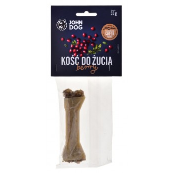 JOHN DOG Chewing bone Berry with cranberry - dog chew - 12 cm