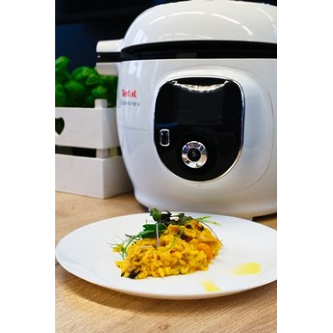 Tefal CY851130 multi cooker 6 L Chrome, White Tefal CY851130 multi cooker 6 L Chrome, White