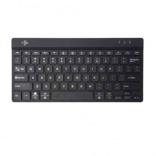 R-Go Tools Ergonomic keyboard R-Go Compact Break, compact keyboard with break software, QWERTY (US), Bluetooth, black