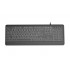 Gembird KB-UML-04-CYRL Slim wired backlight keyboard, black, Cyrillic layout