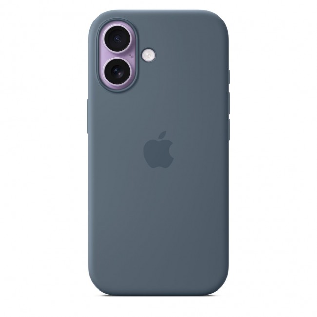 Apple iPhone 17 Silicone Case with MagSafe Anchor Blue